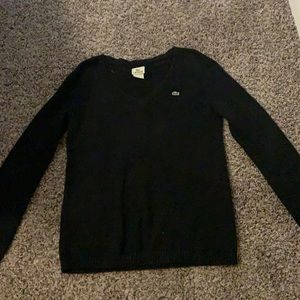 Black Lacoste sweater